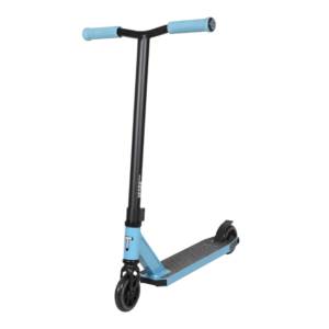 Самокат Tech Team Vespa, 1/4, детский, имитация трюкового, голубой, NN002604)