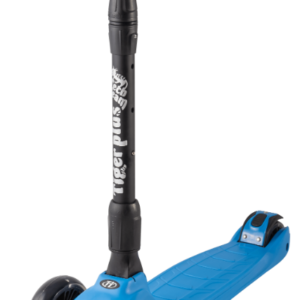 Самокат Tech Team Tiger plus, 1/4, детский, 4 светящихся колеса, до 50 кг, синий, 2020, W0006168