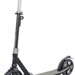 Самокат TechTeam Tracker 230, двухколесный, 230 мм, черный-серый, 2021, TT002045