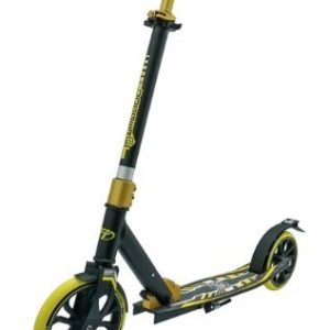 Самокат TechTeam Jogger 210, двухколесный, 200 мм, черный-желтый, TT002014